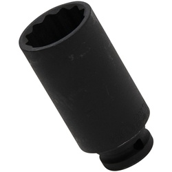 BGS 5337 Impact Nuss / Krafteinsatz Zwölfkant SW 30mm Antrieb 12,5mm (1/2") für Schlagschrauber geeignet