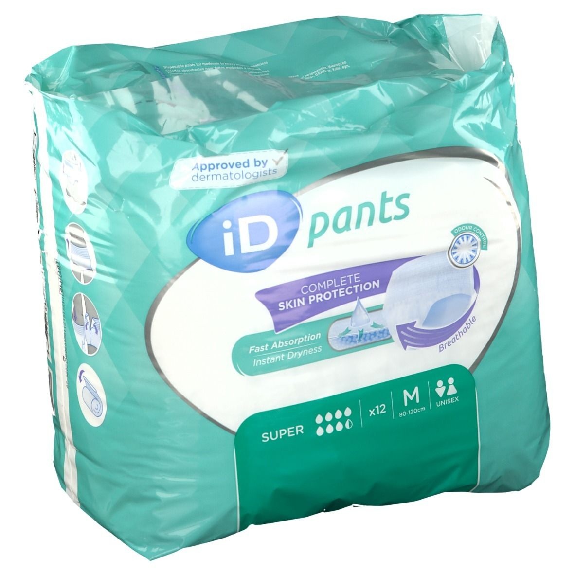 iD Pants Super taille M 12 pc(s) Couches