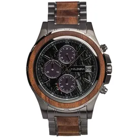 HOLZKERN Angkor Koa/Marmor Solar-Chronograph 44 mm