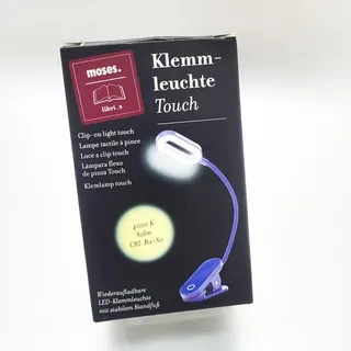 Moses MOSES. VERLAG 83468 moses. libri_x Klemmleuchte Touch Electric Blue
