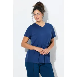 Ulla Popken T-Shirt Blau 42/44