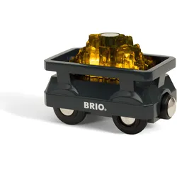 BRIO Bahn - Goldwaggon mit Licht