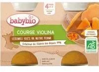 Babybio COURGE VIOLINA DE NOTRE FERME dès 4 mois Aliment 260 g