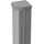 GROJA Zaunpfosten 7 x 7 x 240 cm Silbergrau/Aluminium