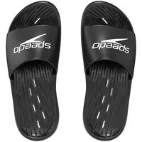 Speedo Herren Slide Sandalen, Schwarz, 42