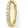 Thomas Sabo Creole gold 925 Sterlingsilber Zirkonia CR659-414-14 1,30 cm
