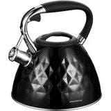 Klausberg Edelstahlkessel 3,0l KB7455 - Schwarz
