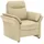Home Affaire Sessel Tahoma Kunstleder 99 x 103 x 89 cm Beige