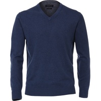 CASAMODA V-Ausschnitt-Pullover blau L