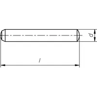 Dresselhaus Zylinderstift 1658/000/01 4x36