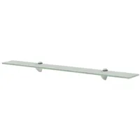 vidaXL Wand Regal Glasregal Glasboden Glasablage Badregal Mattiert 80x10 cm 8 mm