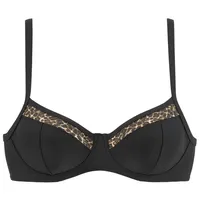 LASCANA Bügel-Bikini-Top Damen Schwarz 36 Cup D