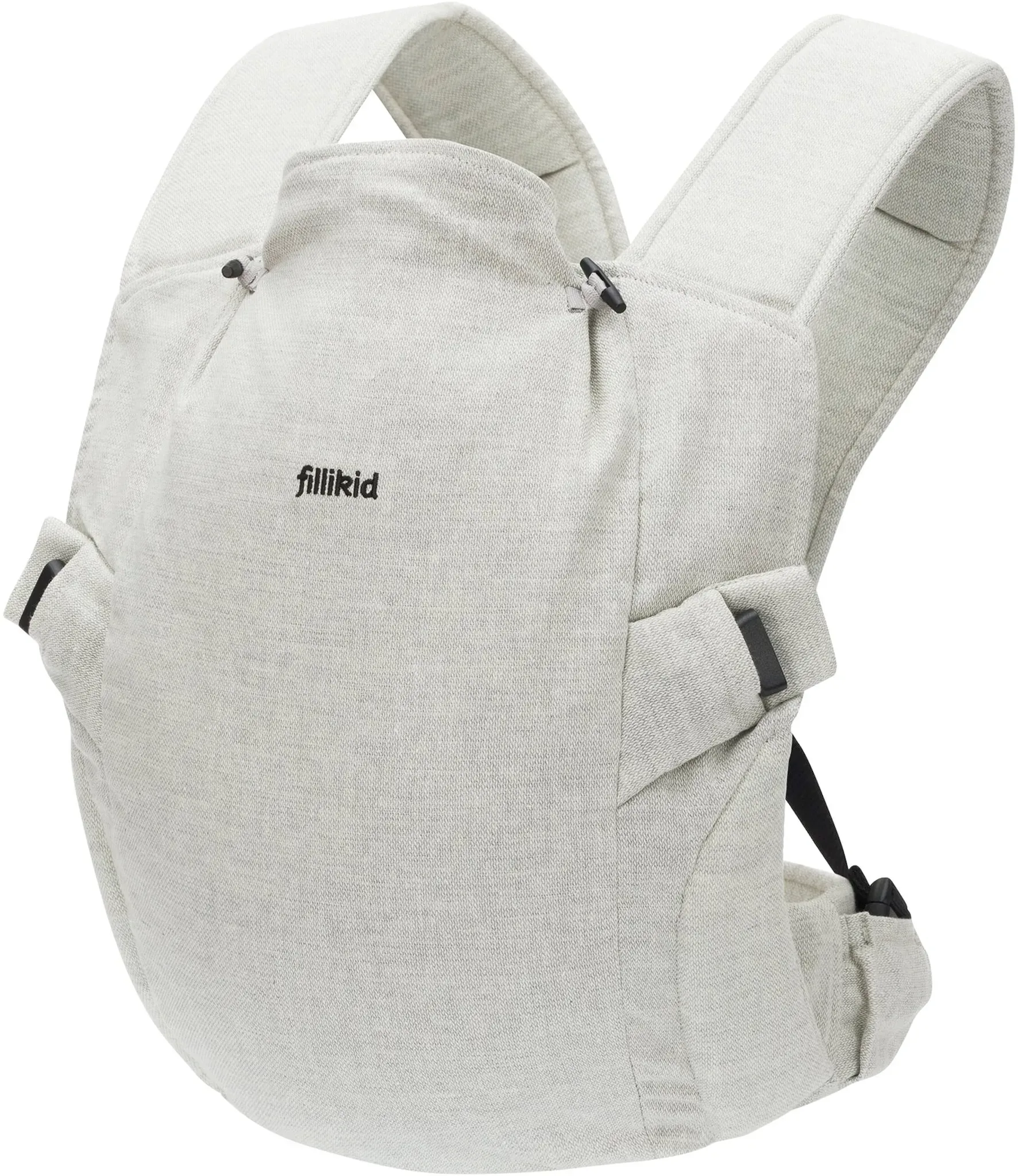 Fillikid Babytrage Natural, 2 Tragepositionen, grau