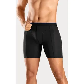 AUTHENTIC LE JOGGER Langer Boxer, (Packung, 5 St.), mit zweifarbigem Webbund und längerem Bein AUTHENTIC LE JOGGER schwarz
