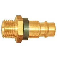 Riegler Unverwechselbarer Nippel nw 7,8, Messing blank, g 3/8"