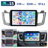 ESSGOO Carplay DAB+ Android 15 Autoradio Für TOYOTA RAV4 2013-2018 GPS Navi Autoradio (Digitalradio (DAB), 4+64GB(optional), RDS, AM, FM, Carplay Android Auto Bluetooth EQ USB GPS Navi WIFI Touchscreen) schwarz