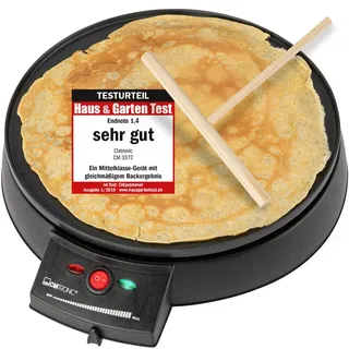 Clatronic CM 3372 Crêpe Maker schwarz