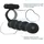FANTASY C-RINGZ Vibro-Penisring „Posable Partner Double Penetrator“ mit Dildo, schwarz