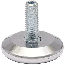 Wagner Quickclick Höhenverstellschraube Kunststoff-einsatz, Ø37mm, M10x25mm, verchromt