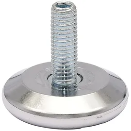 Wagner Quickclick Höhenverstellschraube Kunststoff-einsatz, Ø37mm, M10x25mm, verchromt