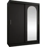 Mirjan24 Schwebetürenschrank Selfie 150 x 0 x 0 cm Schwarz