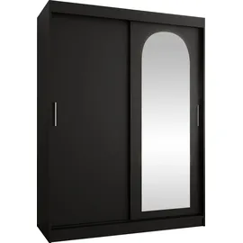 Mirjan24 Schwebetürenschrank Selfie 150 x 0 x 0 cm Schwarz