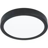 EGLO Außenleuchte Metall Kunststoff Ø 28,5 cm 1 Stk. schwarz weiß