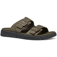 GEOX XAND 2S A Slide Sandal, Military, 44 EU