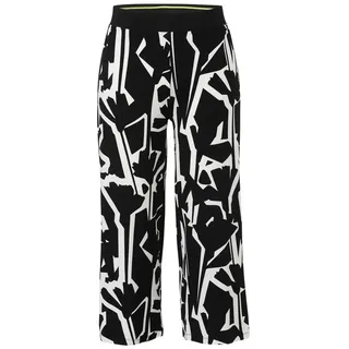 VIA APPIA Leggings Hose 7/8 weites Bein schwarz 42