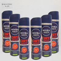 NIVEA Dry Impact Deodorant Spray 6 x 150 ml