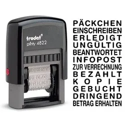 trodat Textstempel printy 4822 selbstfärbend schwarz