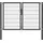 GAH Alberts Doppeltor 200 x 140 cm Anthrazit/Metall