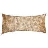 vidaXL Tarnnetz mit Aufbewahrungstasche 844x429 cm Sandfarbe