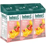 hohes C Milder Multivitamin (3 x 0,2l), 100% Saft, Apfel, Orange, Acerola, Mango, 7 Vitamine, ohne Zuckerzusatz laut Gesetz, weniger Säure, vegan