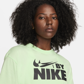 Nike Sportswear Kurz-T-Shirt für Damen - Grün, L (EU 44-46)