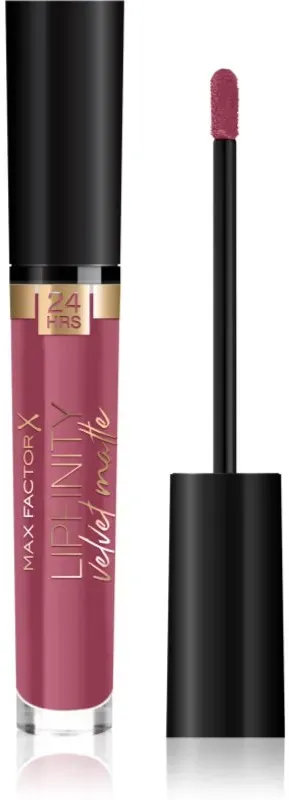 Max Factor Lipfinity Velvet Matte Matter Flüssig-Lippenstift Farbton 005 Matte Merlot 3,5 ml