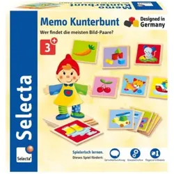 SELECTA 63025 Memo Kunterbunt, 36 Teile