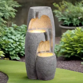 Teamson Home Kaskadenbrunnen Moderner 3-stufiger