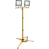 Goobay LED-Baustrahler mit Teleskopstativ, 2 x 50 W