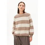 ARMEDANGELS KAAGI STRIPES Strickpullover Beige XL