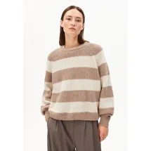 ARMEDANGELS KAAGI STRIPES Strickpullover Beige XL