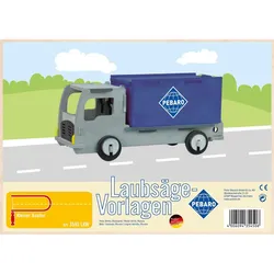 PEBARO Kleiner Bastler Laubsägevorlage LKW