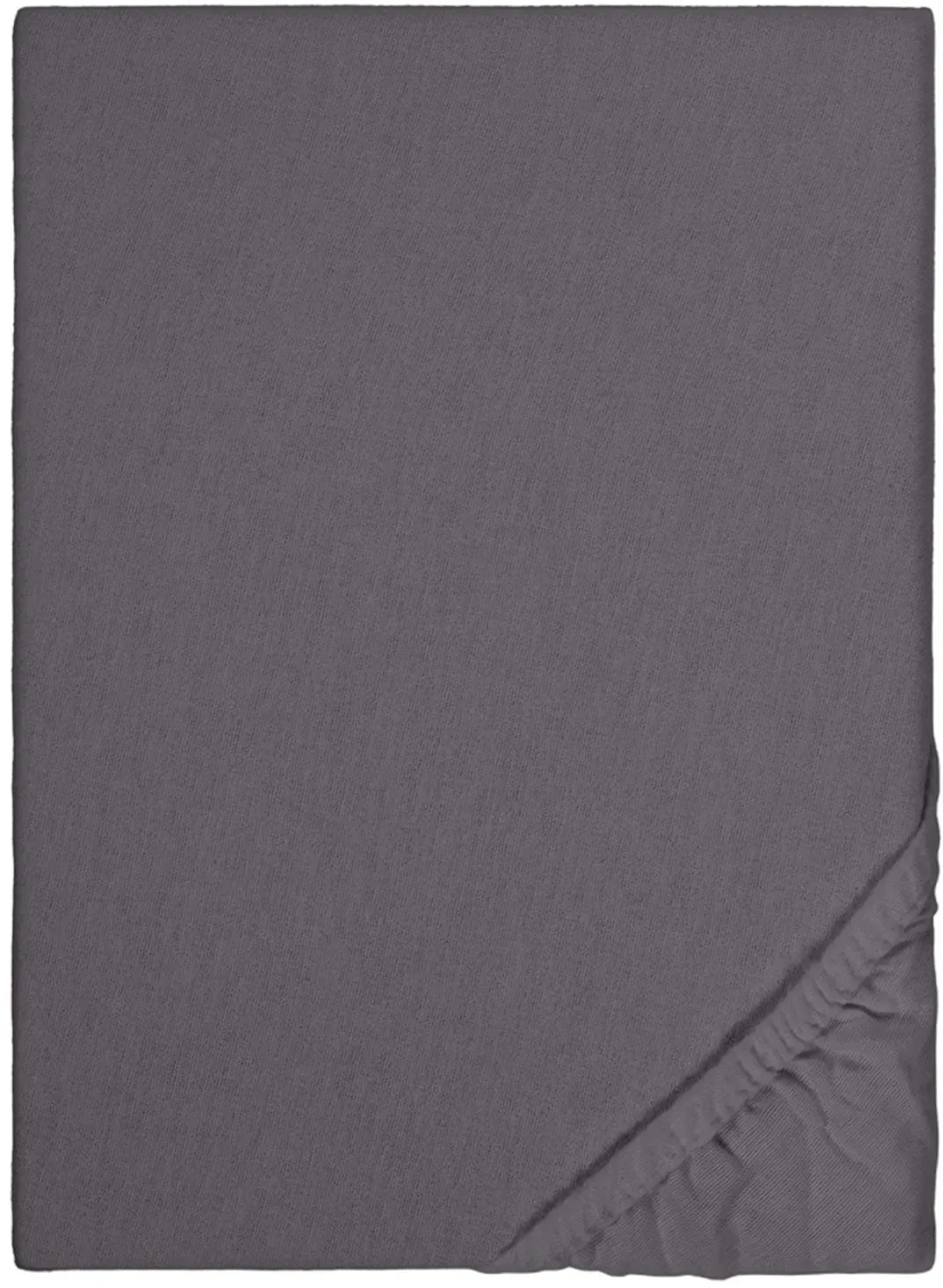 Spannbettlaken Winterflausch anthrazit 140 x 190 - 160 x 200 cm