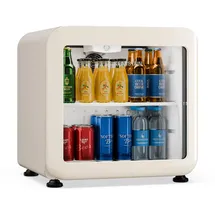 Klarstein Audrey Evo Getränkekühlschrank 45 l 0–10 °C hoch Creme