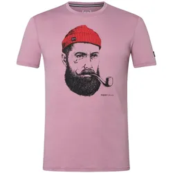 super natural Wander-/Freizeit Tshirt Sailor Tee (Merino-Mix) orchidpink Herren