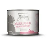 MjAMjAM Leckere Mahlzeit 200g Dose Katzennassfutter 6 x 200 Gramm köstliche Garnelen an saftigem Hühnchen