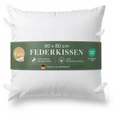 BestLivings KopfKissen 80 x 80 cm Weiß