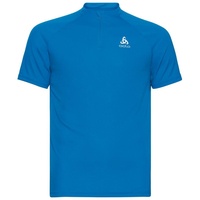 Odlo Essential Trail T-shirt Crew Neck S/S 1/2 Zip blau