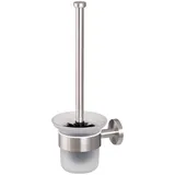 bremermann WC-Garnitur PIAZZA weiß, mit Kunststoffborsten und Glas-Bürstenhalter