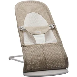 BabyBjörn Balance Soft grau-beige/weiß Netzstoff